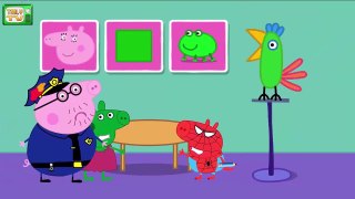 Funny Story Pig Peppa Crying Coloring Batman Spiderman Saves Peppa Pig From Venom English Episodes