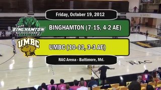 Binghamton Volleyball vs. UMBC (10/19/12)