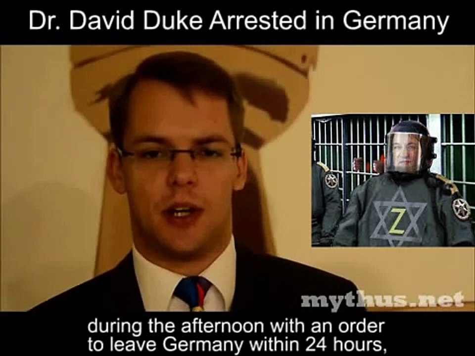 Dr. David Duke arrested in Cologne, Germany by...
