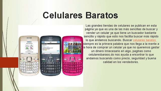 Celulares Baratos