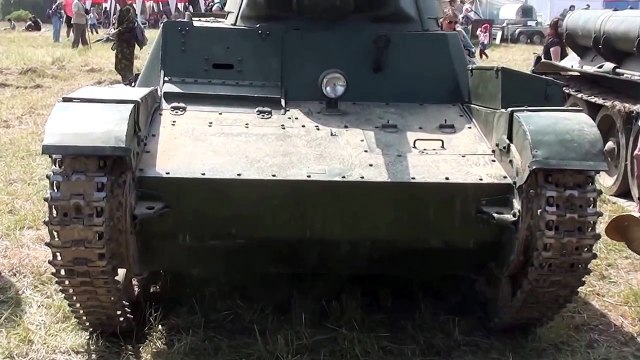 Танк Т-26. Военный Фестиваль Поле Боя 2014