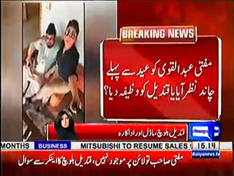 It Is The Start of Our Love - Qandeel Baloch Telling What Mufti Abdul Qavi Said