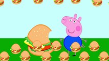 Cinco cerditos que saltan en cama Peppa Pig Canciones Infantiles En Espanol