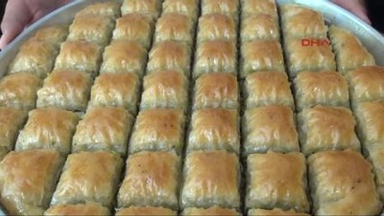 Gaziantepli Baklavacıların Bayram Mesaisi Başladı