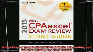 complete  Wiley CPAexcel Exam Review 2015 Study Guide July Auditing and Attestation Wiley Cpa Exam