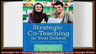 behold  Strategic CoTeaching in Your School Using the CoDesign Model