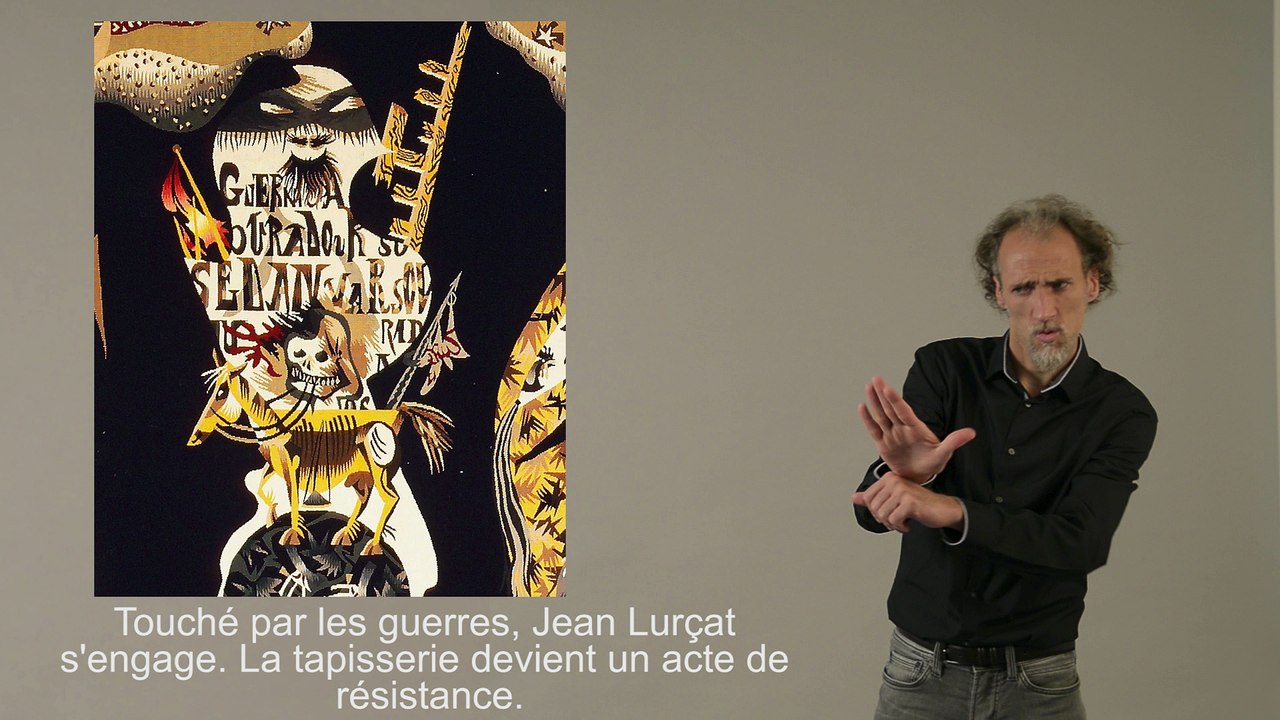 Visite LSF Exposition Jean Lurçat à Angers