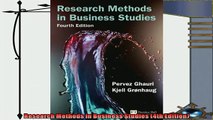 there is  Research Methods in Business Studies 4th Edition