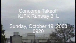 Concorde Takeoff KJFK 10-19-2003