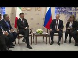 San Pietroburgo - Incontro Renzi - Putin (17.06.16)