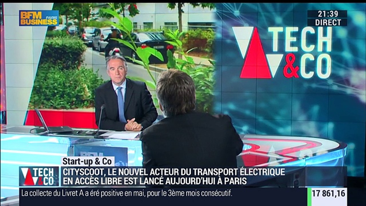 Start-up & Co: CityScoot, le service de location de scooters électriques en libre accès à Paris - 21/06