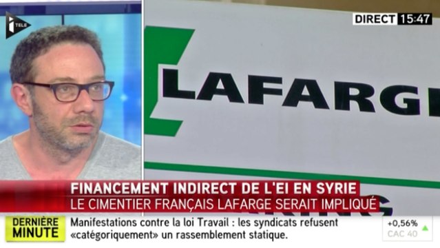 Lafarge a financé indirectement Daech. Zap actu du 21/06/2016 par lezapping