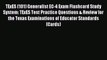 Read TExES (101) Generalist EC-4 Exam Flashcard Study System: TExES Test Practice Questions