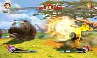 Ultra Street Fighter IV battle: Chun-Li vs Guile