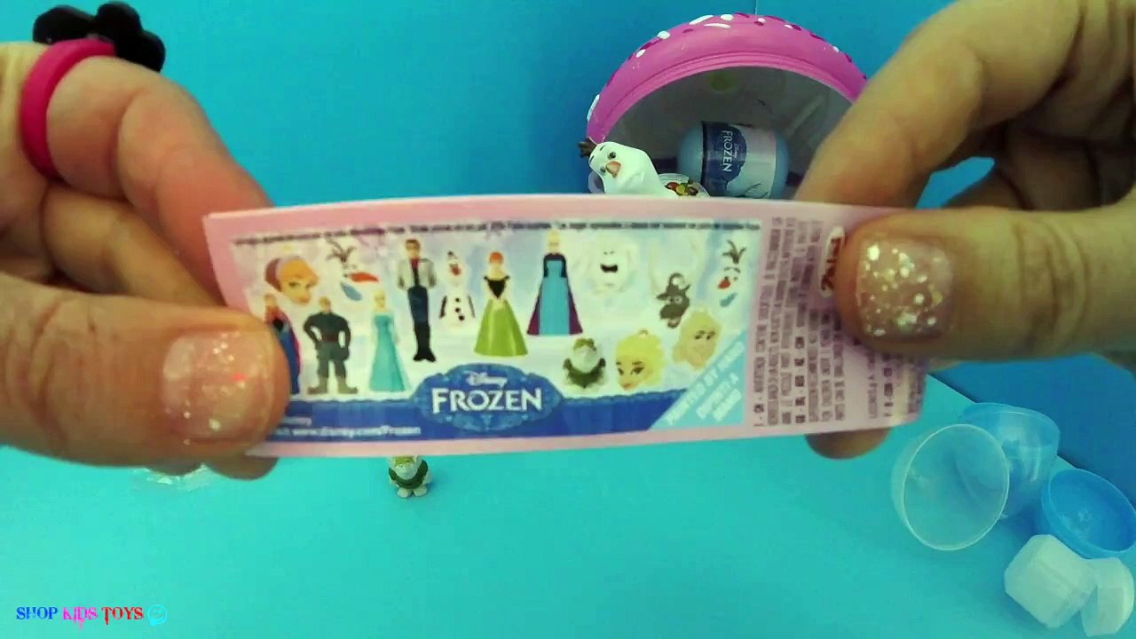10 oeufs surprise3 frozen,elsa,anna,surprise eggs frozen,jouet frozentoys frozen elsa and anna,