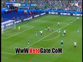 حارس ايرلندا الشمالية يواصل التألق ويمنع انفراد امام "جوتزه"