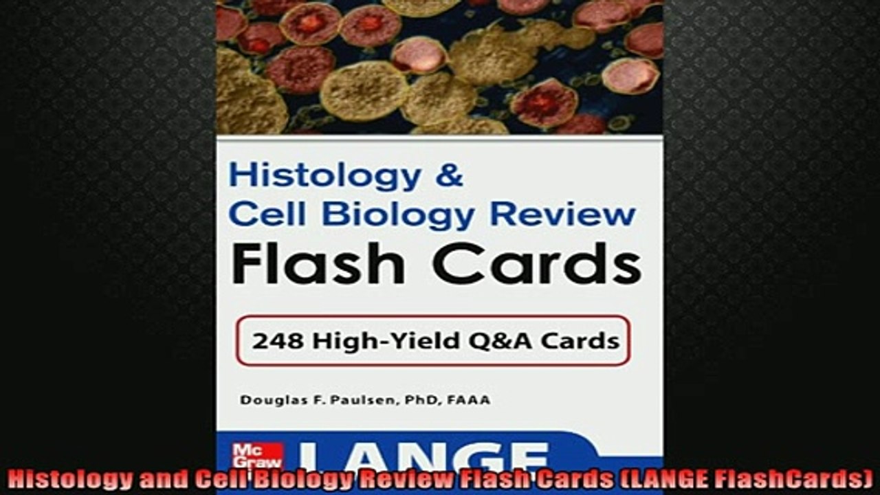 READ book  Histology and Cell Biology Review Flash Cards LANGE FlashCards READ ONLINE