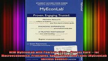 READ book  NEW MyEconLab with Pearson eText  Access Card  for Macroeconomics Principles Full Free