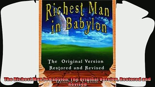 different   The Richest Man in Babylon The Original Version Restored and Revised