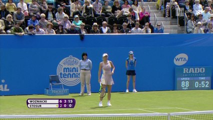 WTA Eastbourne - Les 2 points de génie de Stosur