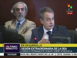 Expdte. Rodríguez Zapatero revela que le pidieron ayudar a Venezuela