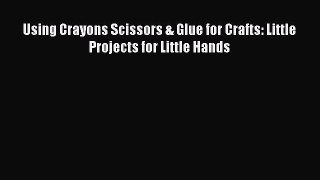 [PDF] Using Crayons Scissors & Glue for Crafts: Little Projects for Little Hands Download Full