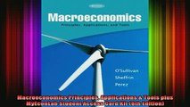 READ book  Macroeconomics Principles Applications  Tools plus MyEconLab Student Access Card Kit 6th Full EBook