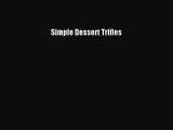 Download Simple Dessert Trifles Ebook Free