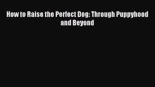 Download How to Raise the Perfect Dog: Through Puppyhood and Beyond PDF Online