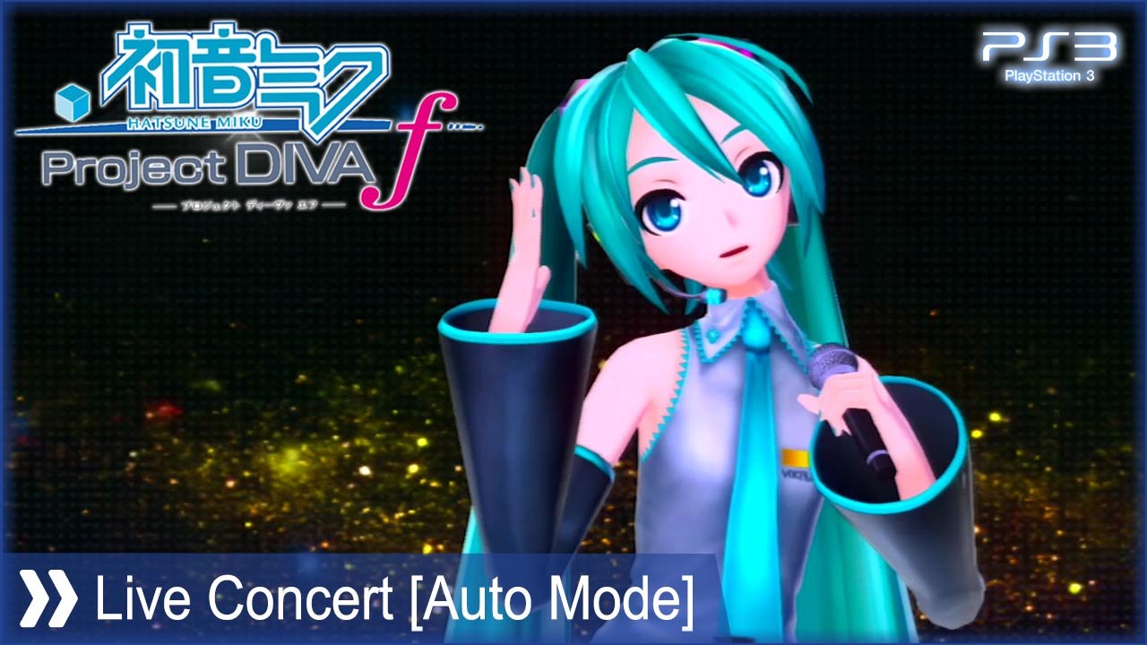 「初音ミク -Project DIVA F- PS3」Live Concert 4 - 1/6 -out of the gravity- [AUTO Mode]
