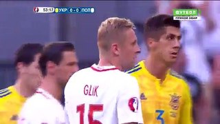 0-1 Euro 2016 Jakub Blaszczcykowski Goal Ukraine 0-1 Poiland