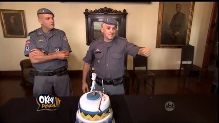 Otávio Mesquita comemora seus aniversário ao lado da Polícia Militar