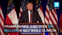 Trump vs. Clinton campaigns: Filings show huge fundraising gap