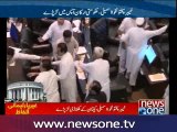 Ruckus in KP Assembly as scuffle breaks out between members