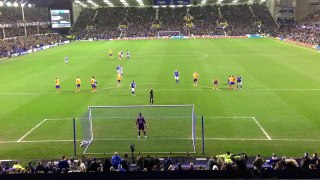 Everton 3 - 1 Oldham FA Cup replay 26 February 2013 Leighto