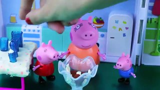 Christmas with Peppa Pig! Christmas Night Delicious Pudding Toys English Episode 1 by The Kids Club
