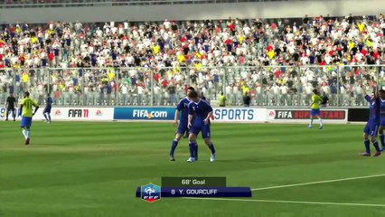 Fifa 11 Brazil vs France Quickplay Gameplay
