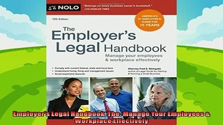 different   Employers Legal Handbook The Manage Your Employees  Workplace Effectively