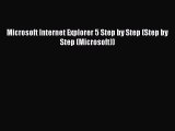 Download Microsoft Internet Explorer 5 Step by Step (Step by Step (Microsoft)) PDF Online