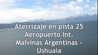 Aterrizaje Ushuaia SAWH - Pista 25 - Austral MD-88