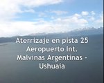 Aterrizaje Ushuaia SAWH - Pista 25 - Austral MD-88