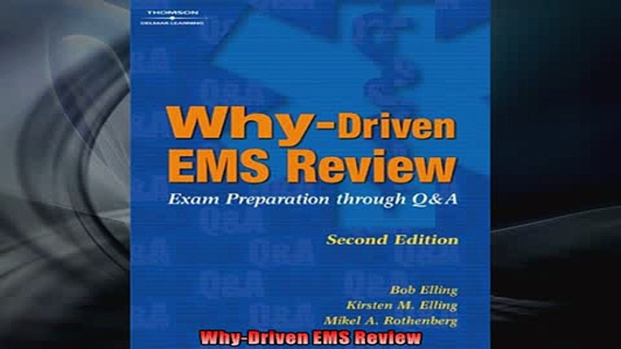 READ book  WhyDriven EMS Review  FREE BOOOK ONLINE