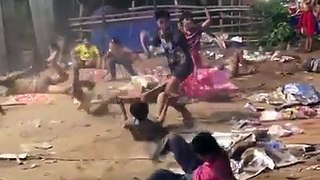 Teens Dance Over Dirt and Trash