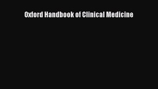 Read Book Oxford Handbook of Clinical Medicine E-Book Free