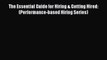 Download The Essential Guide for Hiring & Getting Hired: (Performance-based Hiring Series)