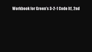 Read Book Workbook for Green's 3-2-1 Code It! 2nd E-Book Free