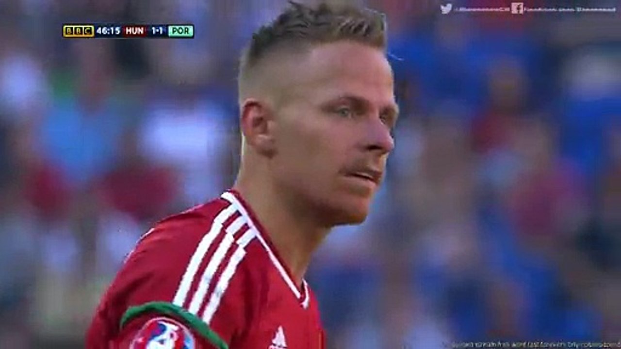 Balázs Dzsudzsák Free-Kick Goal HD - Hungary 2-1 Portugal 22.06.2016 HD
