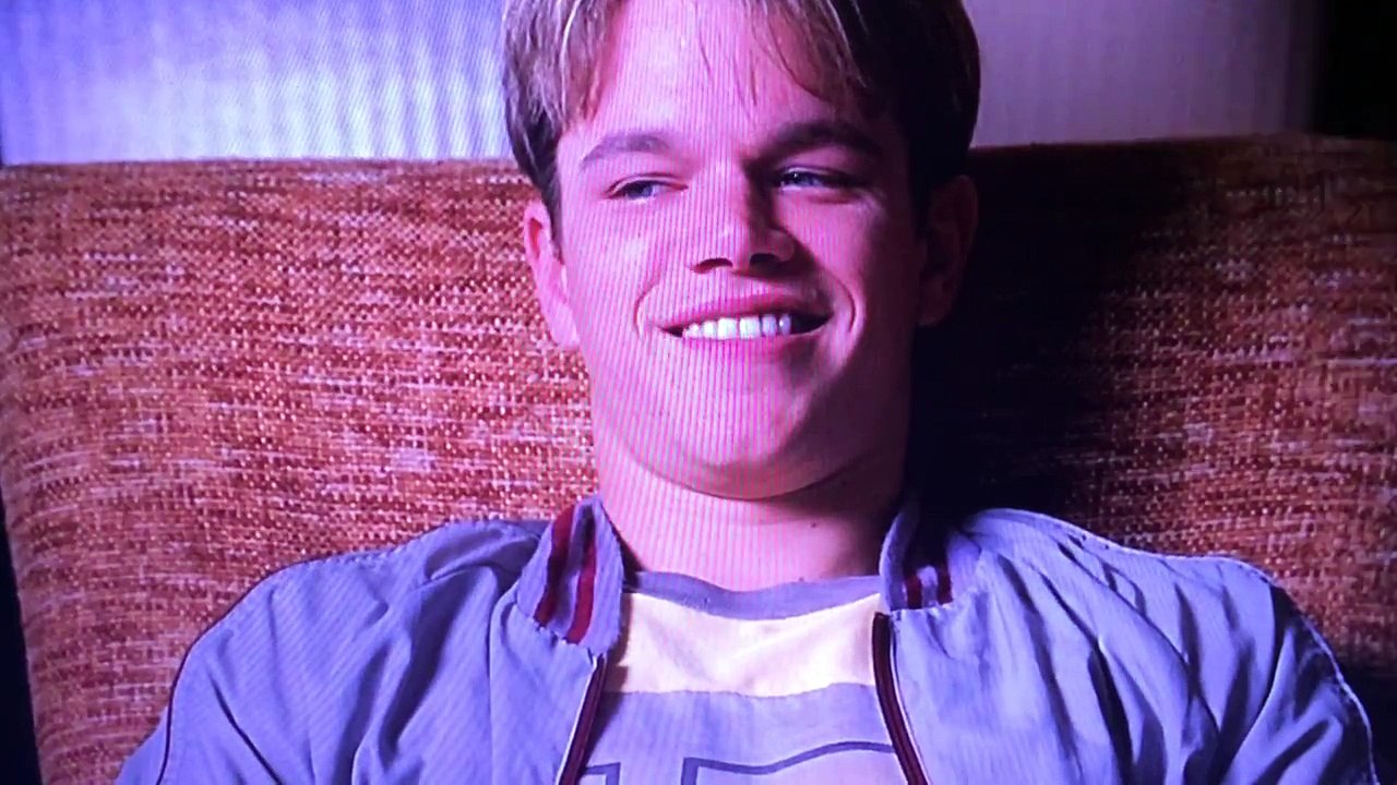 Good Will Hunting scene in office with Robin Williams