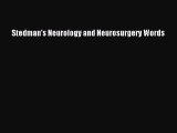 Read Book Stedman's Neurology and Neurosurgery Words ebook textbooks