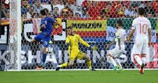 Hırvatistan - İspanya Maçında Nikola Kalinic Harika Bir Gol Attı